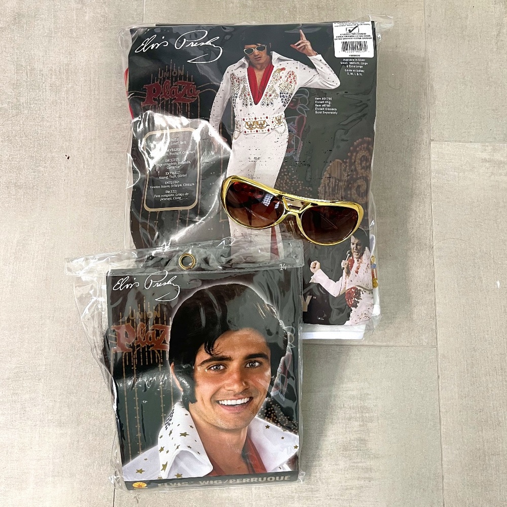 Men's XL Complete Elvis Costume